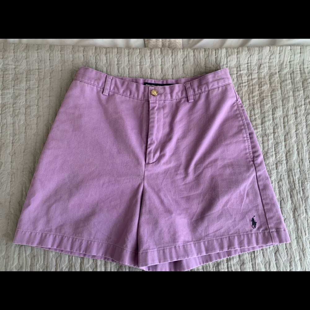 Ralph Lauren sport shorts, size 4, purple